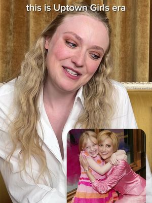We’re not crying, you’re crying. We asked our cover star #DakotaFanning to reflect on some of her most iconic fashion moments, and we obviously had to show her some looks from her #UptownGirls era. All we have to say is: Can we bring tutus back? And while we’re at it, can we also bring back those Hard Candy nail polishes with the rings? Pretty please. Head to byrdie.com for more on our conversation with Dakota Fanning. #uptowngirls #dakotafanning #brittanymurphy