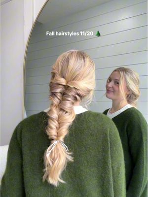 Braids looks better with bows 🤎 #fallhairstyles #bowhairstyle #braidedhairstyles #updohairstyle #thanksgivinghairstyle 
