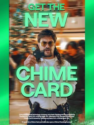 Meet the new Chime Card 💳 Mr. Fee No Mo’ approves 👊 @prideofgypsies
