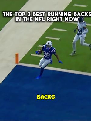 TOP 3 BEST RUNNING BACKS IN THE NFL RIGHT NOW  #nfl #nflfootball #jonathantaylor #colts #fyp 