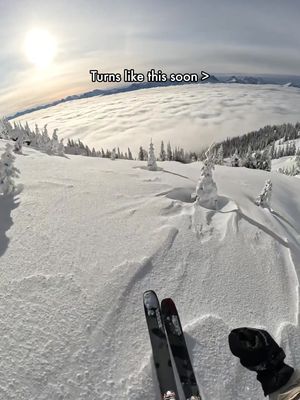 Dreaming of powder turns above the clouds at @Revelstoke Mountain Resort 😍 ⛷️: @Nick Steers 