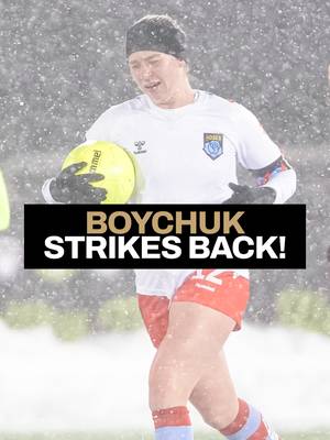 Tanya Boychuk scores the Roses' first-ever goal in the NSL Playoffs! #nsl #northernsuperleague #montrealroses #TanyaBoychuk