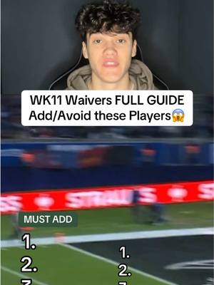 Use THIS as your Week 11 Waiver Wire guide🫵🏈 #fantasyfootball #fantasyfootballadvice #fantasyfootballtips #nflfootball #nfl 