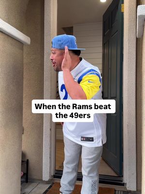 49er fans are pretty quiet 😂😂😂 #football #rams #49ers 