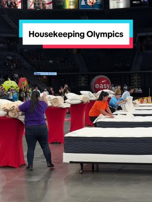The Housekeeping Olympics are officially underway! 