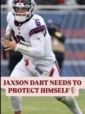 Jaxson Dart has been evaluated for a concussion 4 times during his rookie season. Is his style of play sustainable?  #nfl #giants #fyp #bigblue #jaxsondart