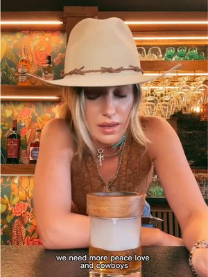 We need more peace, love, cowboys, and old fashioneds 🥃 ✌🏻 