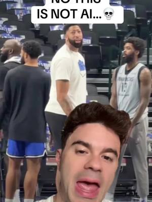 NO THIS IS NOT AI 👀😬 #anthonydavis #dallasmavericks #NBA #nbanews #lukadoncic  
