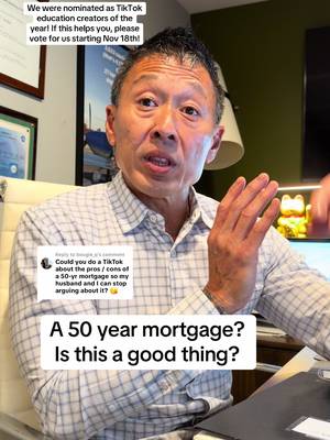 Replying to @bougie_q A 50 year mortgage? Is this a good thing? #mortgage #economics #tiktokencyclopediacontest #financialliteracy #housingshortage 