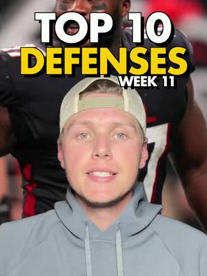 Top 10 Fantasy Defenses for Week 11 🏈 ✅ 10. Seahawks – at LAR (80%) ✅ 9. Chiefs – at DEN (25%) They’ve been solid all year, and Bo Nix has struggled lately — picks in three straight games, two last week, and just one good outing since Week 7. Big spot for him, but I expect Kansas City to post a safe, steady week. ✅ 8. Bears – at MIN (24%) One of the most underrated units this season. J.J. McCarthy has thrown an interception in every game, taken 15 sacks, and fumbled four times. Exactly what you want to see when streaming a defense. ✅ 7. Broncos – vs KC (97%) ✅ 6. Rams – vs SEA (63%) The No. 4 defense on the year. Too consistent to bench — even against a decent Seattle offense, they keep piling up sacks and turnovers every week. ✅ 5. Packers – at NYG (56%) This matchup gets even better if Jaxon Dart sits. If he plays, they slide a bit and I’d bump the Bears, but if Russell Wilson starts, Green Bay’s still a strong play. ✅ 4. Ravens – at CLE (48%) Up-and-down season, but since Lamar’s return, they’ve posted 17 and 9 fantasy points. Now they face Dylan Gabriel and a struggling Cleveland offense — safe play. ✅ 3. Falcons – vs CAR (10%) My favorite widely available defense this week. They face a QB who hasn’t thrown a touchdown since Week 7 and hasn’t hit 200 passing yards since Week 2. Go grab Atlanta. ✅ 2. Patriots – vs NYJ (70%) ✅ 1. Texans – at TEN (75%) #fantasyfootball #nflfantasy #waiverwire #fantasytips #fantasydefense 