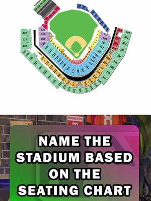 Can you name the MLB stadium based on the seating chart? #MLB #mlbtrivia #sports #sportstrivia 