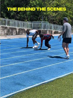 Replying to @Baller League USA Behind the scenes of a race that could break the internet 💀⚡ Speed vs Bolt 👀 who you got? #ballerleagueusa 