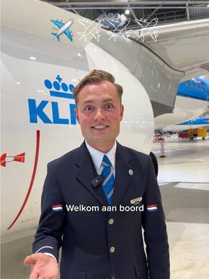 GAME TIME: we challenge our crew to see who speaks the most languages! In how many languages can you say: 'Welcome aboard!'? Drop it in the comments!! 🗣️ #KLM #RoyalDutchAirlines #challenge #languages 