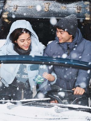 The Super Puff™ 🤝 keeping romance alive in winter. @nailea @Joe #aritzia #aritziaoutfits #aritziahaul #superpuff 