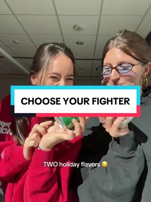 choose your fighter! hint: there’s only one correct answer -gingy 💚 #poppi #drinkpoppi #poppisoda #holidays #ginger 