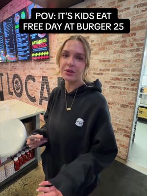 Your child must be present to receive a free kids meal✍️