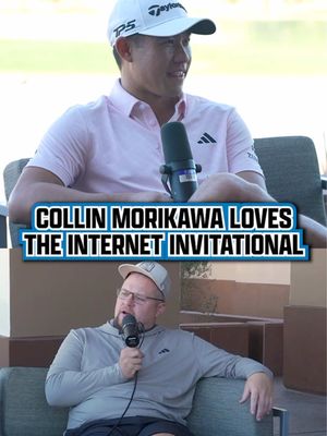 Collin Morikawa watching the @The Internet Invitational… ONE OF US. Presented by @Chevrolet #Ad