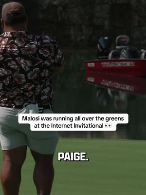 Some questionable decisions from @Malosigolf on the par 3 course at the @The Internet Invitational 👀