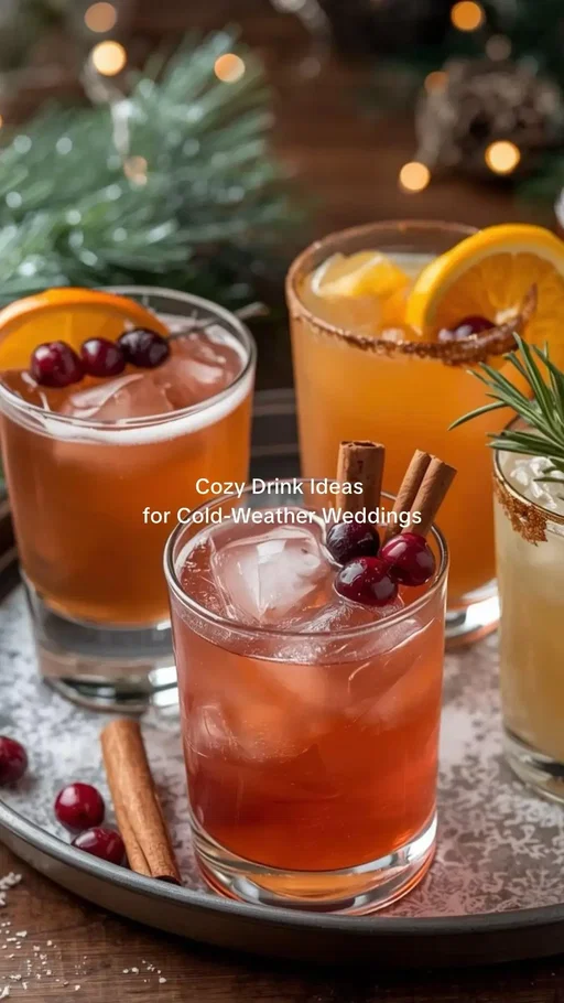 Seasonal spirits only 🍸✨ Which one would you sip at your wedding? #joyregistry #weddingplanning #bridetobe #weddinginspo #weddingdrinks