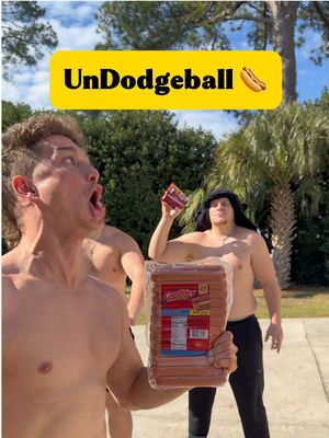 UNDODGEBALL WITH 🌭🏈😂 #sports #football #funny #game #dodgeball @JakeAjemian30 @Speed @WonderballsUSA  