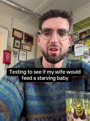 Testing to see if my wife would feed a starving baby w. @monicagross__ #churchgirl #churchtiktok #socialexperiment #nikale #formula 