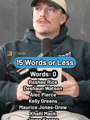 playing 15 words or less #nfltrivia #15wordsorless