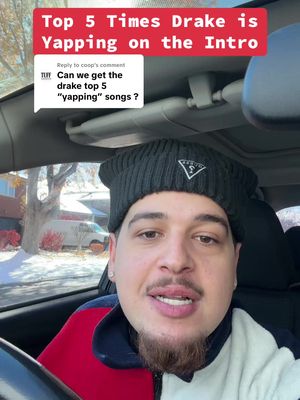 Replying to @coop he has a song like this on almost every project 🤣 #fyp #top5 #drake #yap #intro 