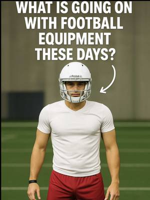 What is going on with football equipment?! 🤨🏈 #football #nfl #nflfootball #cfb #CollegeFootball 