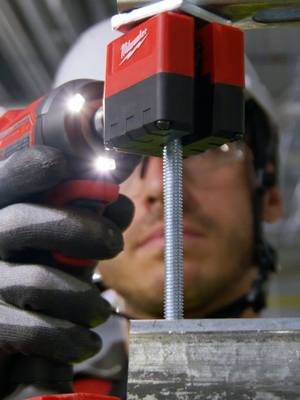 Fastest Nut Running. SHOCKWAVE™ Impact Duty 3/8" Threaded Rod Nut Runner. #MilwaukeeTool #NothingButHeavyDuty