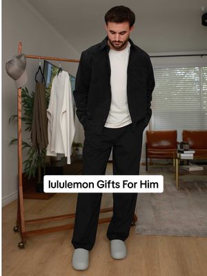 If you’re not sure what to get him this year, go with a few clean, minimal pieces from @lululemon  #mensstyle #giftideas #menswear