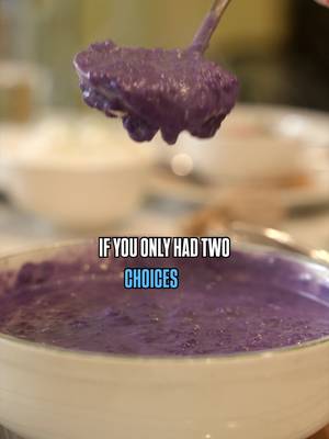 #ube #champorado #filipinofood #foodietiktok #philippinestiktokers🇵🇭 