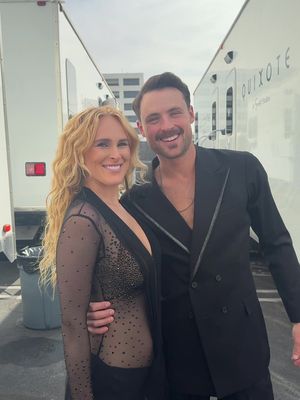 Same dress, 10 years later. Can’t wait to share the stage with you Rumer Willis @Dancing with the Stars #DWTS 