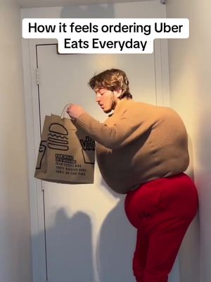 How it feels ordering uber eats everyday 😂 #fyp 