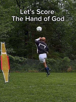 When time travel is invented someone from England will use var in 1986 to reverse this goal 🤣 Is this the most notorious goal ever scored? #asmr #maradona #handofgod #footballasmr #englandfootball 