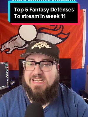 Top 5 Fantasy Football Defenses to stream in week 11 #acshear #walterpicks #fantasyfootballdefenses #fantasyfootballtips 