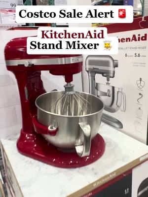 🚨 Costco deal alert! KitchenAid 6QT Bowl-Lift Stand Mixer just dropped $100 off - now ONLY until 11/16! 🍰✨ Perfect for holiday baking marathons. Grab it before it’s gone! #costcotiktok #KitchenAid #CostcoFinds #BakingDeals @Costco Wholesale @KitchenAid 
