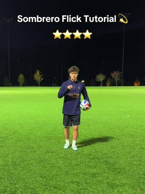Sombrero Flick Tutorial 💫 #football #Soccer #tutorial #skills 
