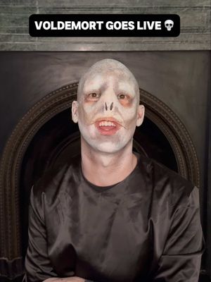 Influencer Voldie strikes again 💀 #harrypotter #voldermort #impression 