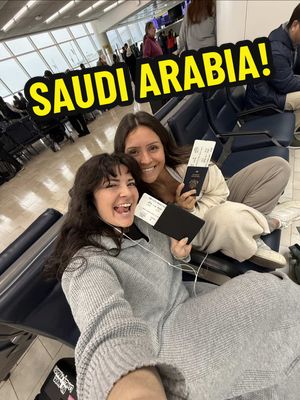 Replying to @samantha mac wait you guys were like actually going to saudi arabia LMAOOOO 