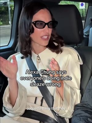 Think you know indie sleaze? Think again. More sleaze needed! @Alexa Chung #indiesleaze #alexachung 