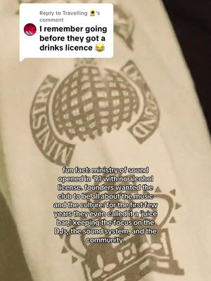Replying to @Travelling 🌻 A juice bar with the best sound system in Europe 😎 #ministryofsound #90srave #soundsystemculture 