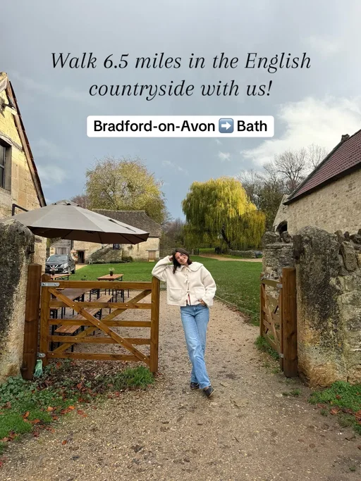 This was such a gorgeous walk! We did get showered on a couple of times and ran into some rowdy school kids, but it really added to the experience.  #englishcountryside #cotswolds #bathengland 