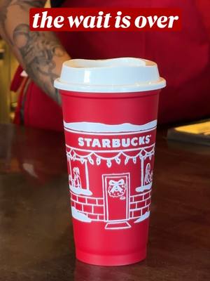 red cup day returns 11/13! consider it a little treat for your little treat. get a free, reusable red cup with the purchase of a holiday drink. get your limited-edition reusable red cup with the purchase of any holiday handcrafted beverage — while supplies last, at participating U.S. & Canada stores.