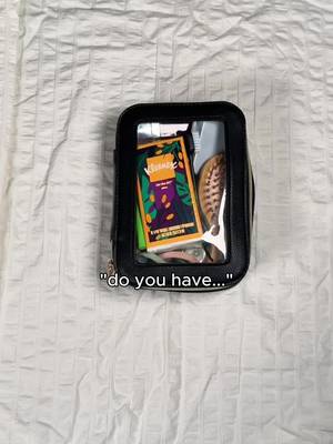 what’s the one essential you’d never leave behind?👛​ ​ ​ #emergencykit #travelhacks #prepared