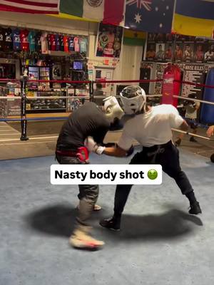 Too clean 🔥 @itz_showtime2.0 #sparring #boxer #boxing 