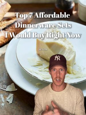 These are the top 7 affordable dinnerware sets I would buy right now #productdesign #top7recs  #dinnerware   