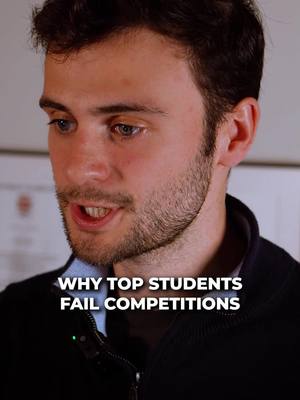 Here's why top students fail competitions: