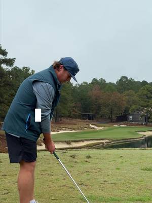 last 5 holes of a long, cold, and very wet trip to the Pinehurst area 😂 #jakedezgolf #golf #tobaccoroad #mikestrantz #golfcourse    