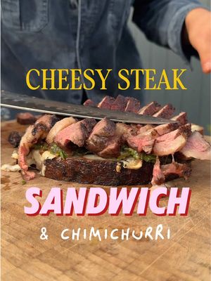 The ultimate steak sandwich  #steaksandwhich #cheese #cheesesteak #sourdoughbread 
