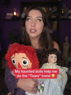 Did I do it right?? 😳 ib: @Scott Frenzel #haunteddoll #tearstrend #paranormal 